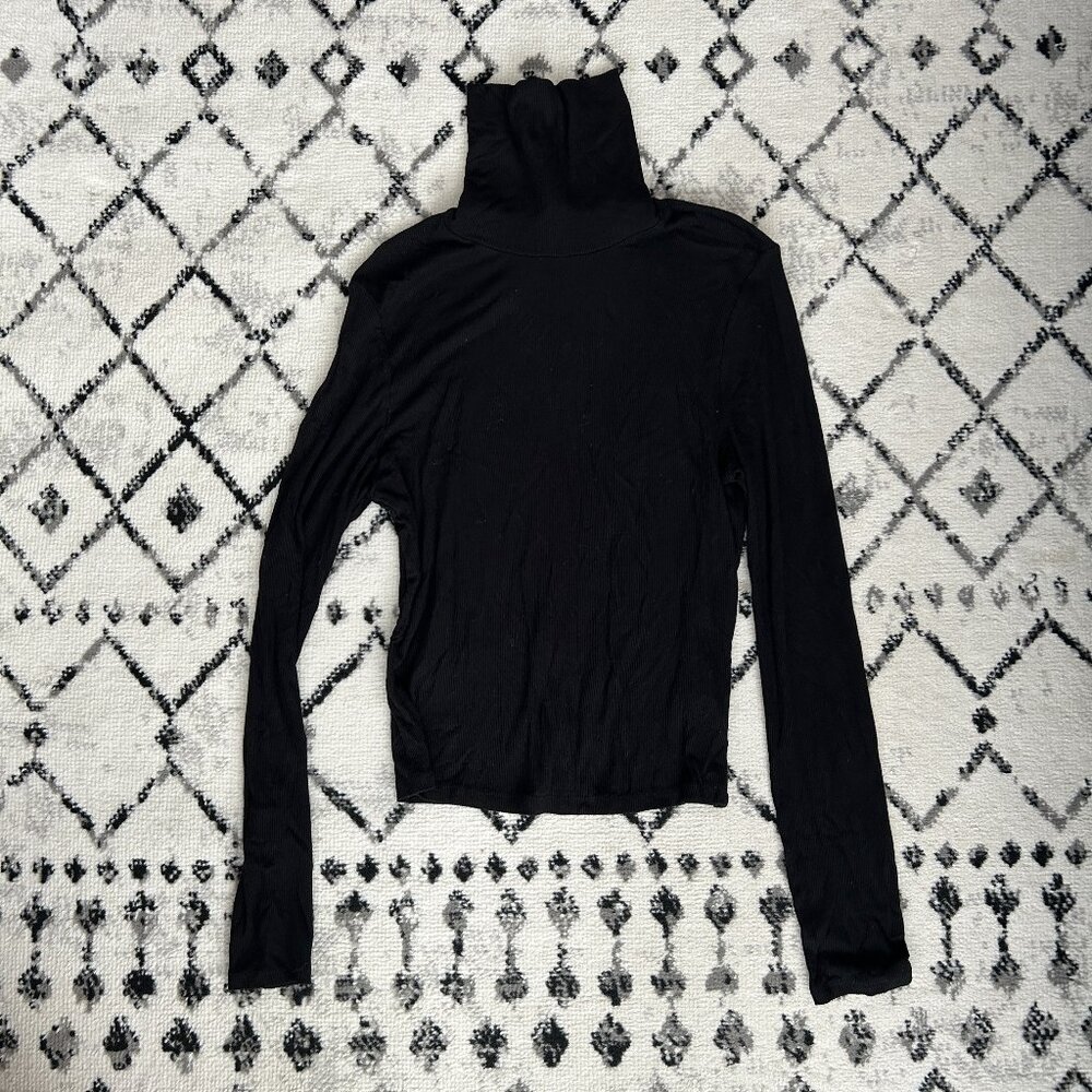 Michael Stars Tara Crop Turtleneck